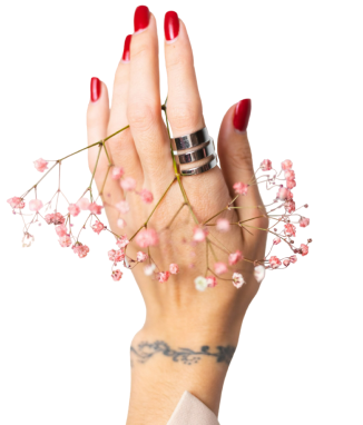 soft-gentle-photo-woman-hand-with-big-ring-red-manicure-hold-cute-little-pink-dried-flowers-white-PhotoRoom 1 (1)