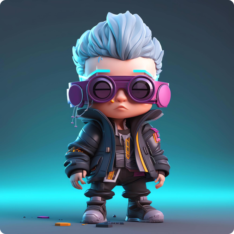 cartoon player two-