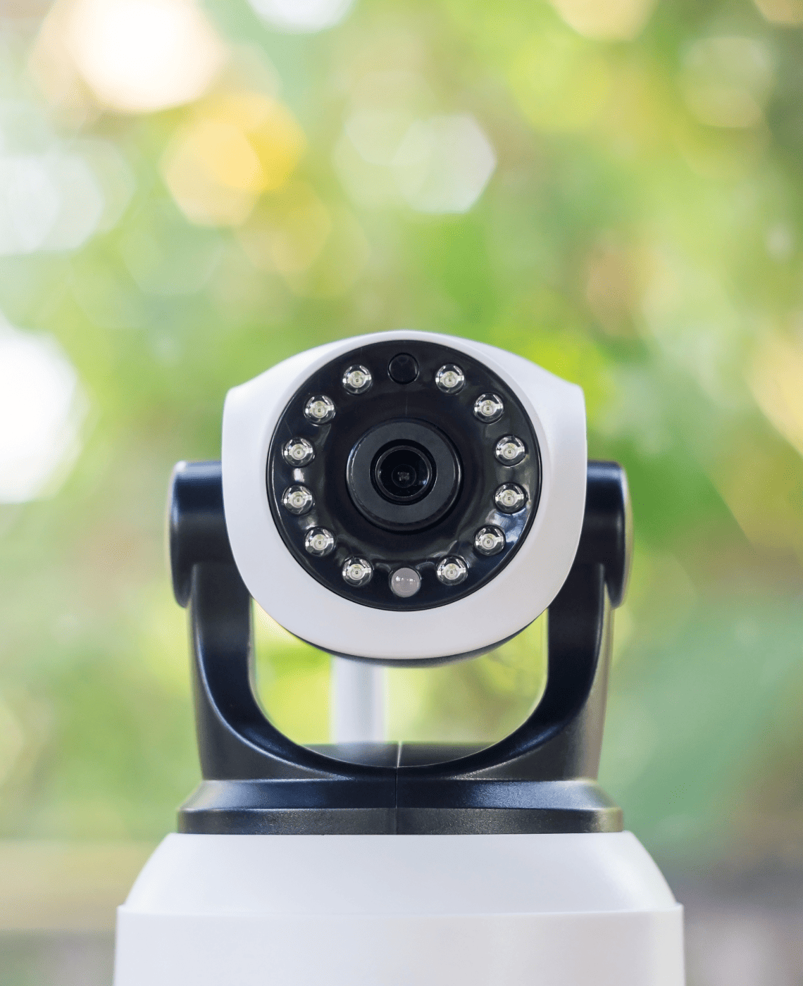 security-camera-wooden-table