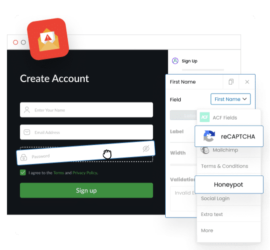 prevent spammy registration